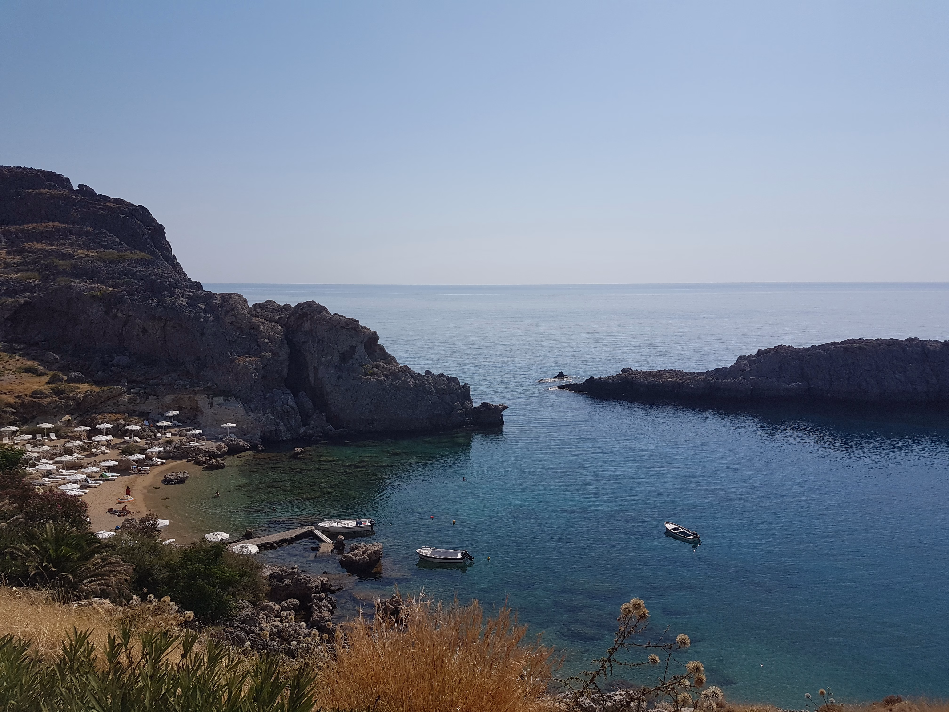 Baie de Saint Paul, à Lindos, Rhodes